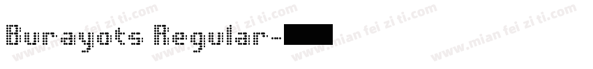 Burayots Regular字体转换